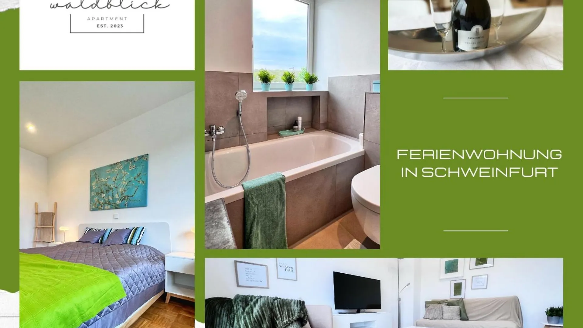 4-Sterne Ferienwohnung Waldblick Schweinfurt